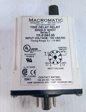 1 USED MACROMATIC TR-51562-05 SERIES C TIME DELEY RELAY ***MAKE OFFER***