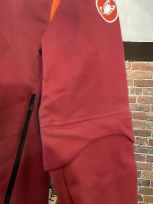 Castelli Men's Perfetto ROS Convertible Cycling Jacket M L XL red