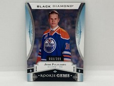 2016-17 Upper Deck Black Diamond Rookie Gems JESSE PULJUJARVI /399 Base Card. rookie card picture