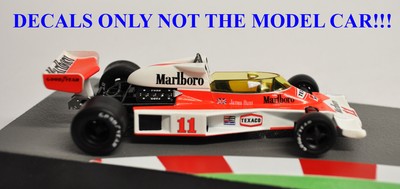 Racing 43 Kit Decals 1/43 Per Modello McLaren Ford M23 F1 1976 Di