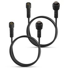 2pcs RGB Rock Light 10ft 4 Pin Extension Wire Cable Cord for Underbody Lights