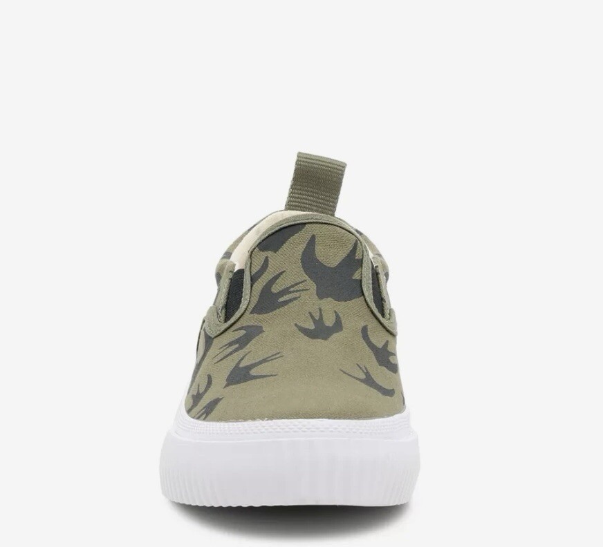 MCQ by Alexander McQueen Women's Green Swallow Slip-On Sneakers EU 39 image 3
