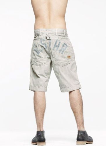 Pantalones cortos de mezclilla G-Star Raw 28" para hombre niños NE sueltos 1/2 gris con etiquetas Rovic s | eBay