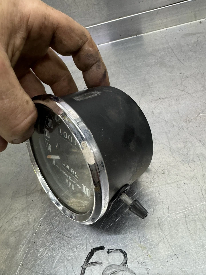 Harley Aermacchi AMF 350 SX350 125 Sprint Velocímetro Medidor Raro Foto 3 de 4