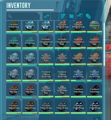 ARK ASA Ascended Xbox Pc PS Pve 30x  Mystery Eggs From Any Dinosaur