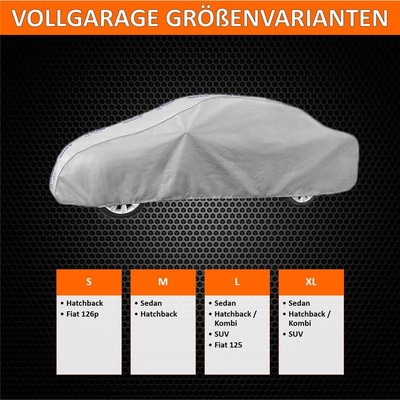 Autogarage Vollgarage Auto Schutzhülle Car Cover Autoabdeckung Atmungsaktive