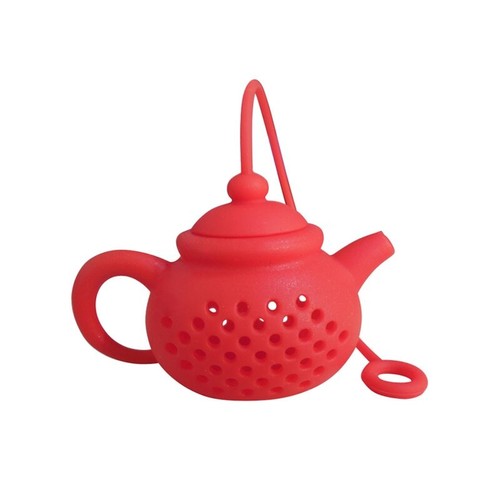 Creative Teapot-Shape Tea Infuser Strainer Tea Filter Reusable Silicone Teaware - Picture 8 of 28
