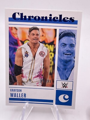 2023 WWE Chronicles - Panini - Blue - /99 - # 38 Grayson Waller