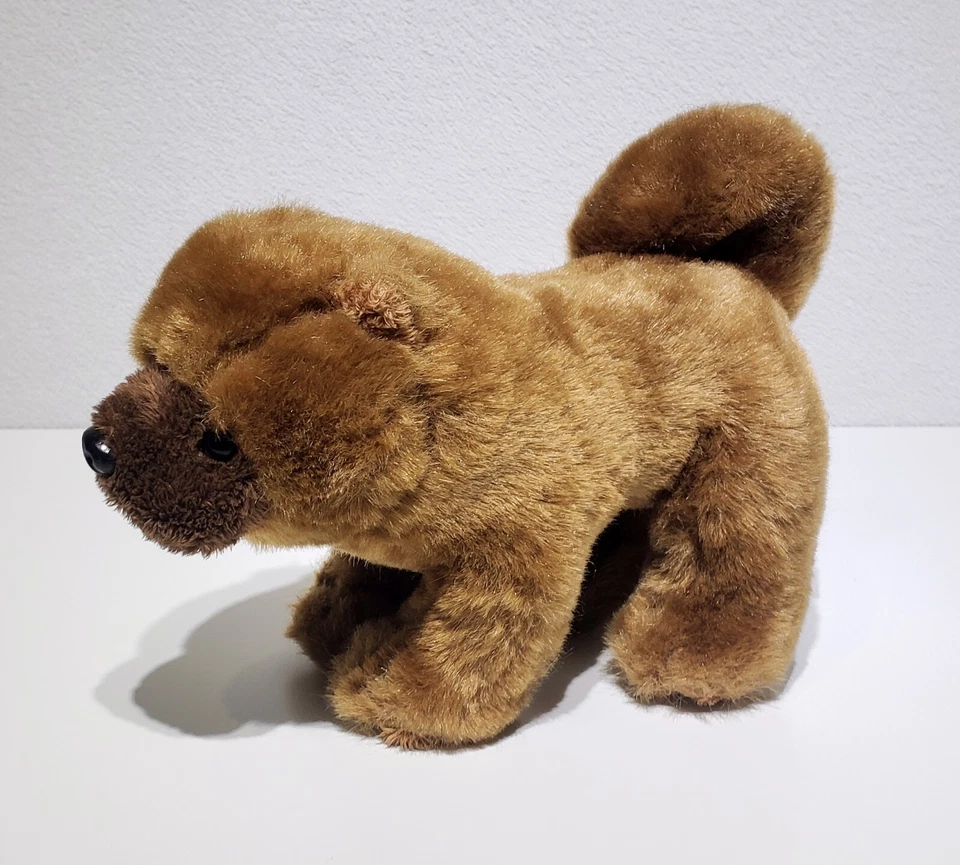 Ganz Webkinz Brown Chow Puppy Dog HM415 Plush Stuffed Animal Toy NO CODE 10" EUC - Image 3 of 4