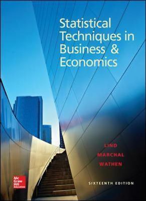 Statistical Techniques in Business and Economics by William G. Marchal, Douglas