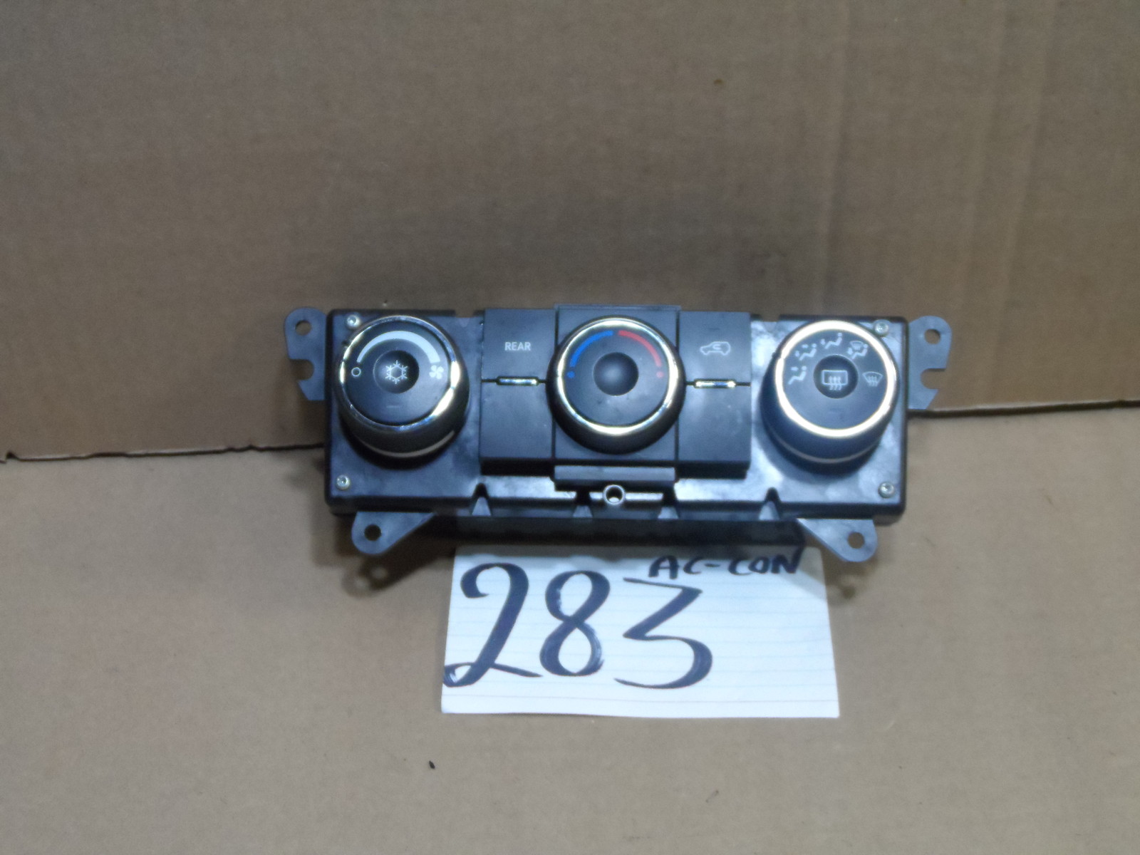 07 08 09 10 11 12 GMC Acadia AC and Heater Control Used Stock #283-AC