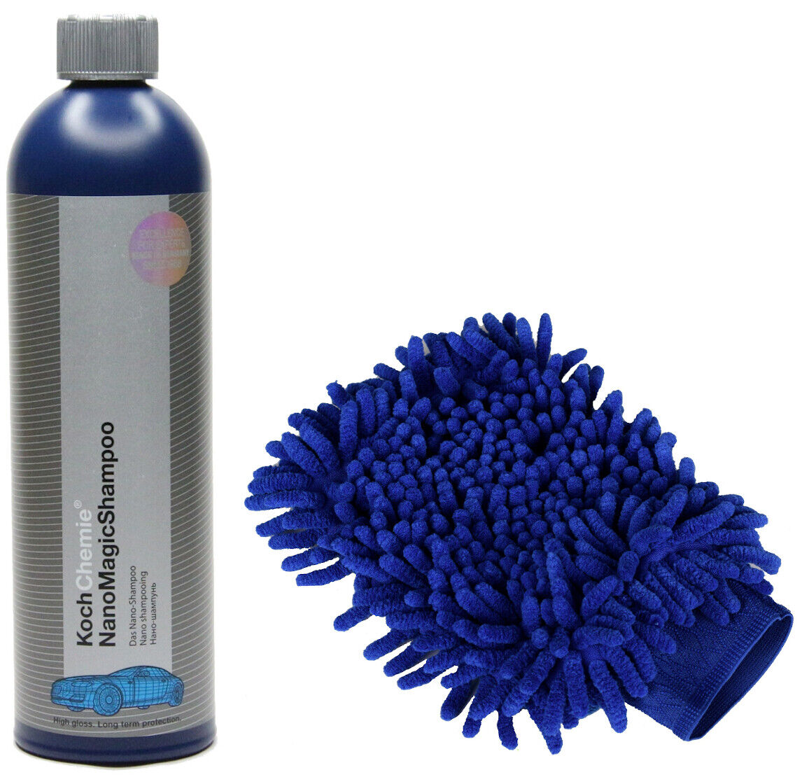 Koch Chemie Nano Magic Shampoo 750 ml 77702750 Waschhandschuh Autopflege Set