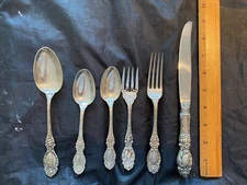 Wallace Sterling Silver Lucerne 3 SETTINGS 6 PIECE PER SETTING TOTAL 18 PCS.