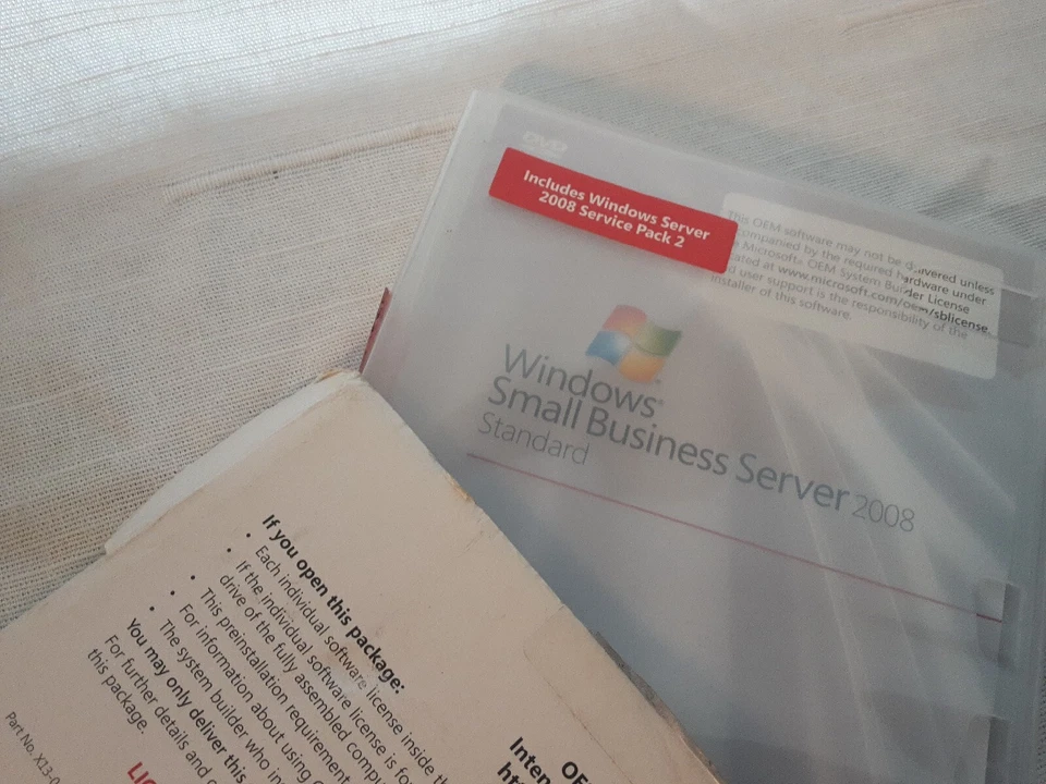 MICROSOFT WINDOWS SMALL BUSINESS SERVER STANDARD 2008 SP2 1-4CPU 5CLT OEM SYSTEM - Image 3 of 4