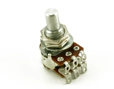 Bourns Blend/Balance Pot, Mini Center Detent, 6mm Solid Shaft, 250K Mn Taper