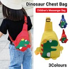 Nylon Dinosaur Crossbody Bag Kids Cute Chest Sling Backpack Durable Shoulder AU