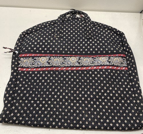 Vera Bradley Vintage Bolso de Prenda Viaje Colgante Bolsillos Acolchados Cremallera Negro - Imagen 13 de 16