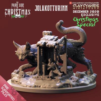 3D Printed Clay Cyanide Jolakotturinn The Dark Side of Christmas 28mm-32mm