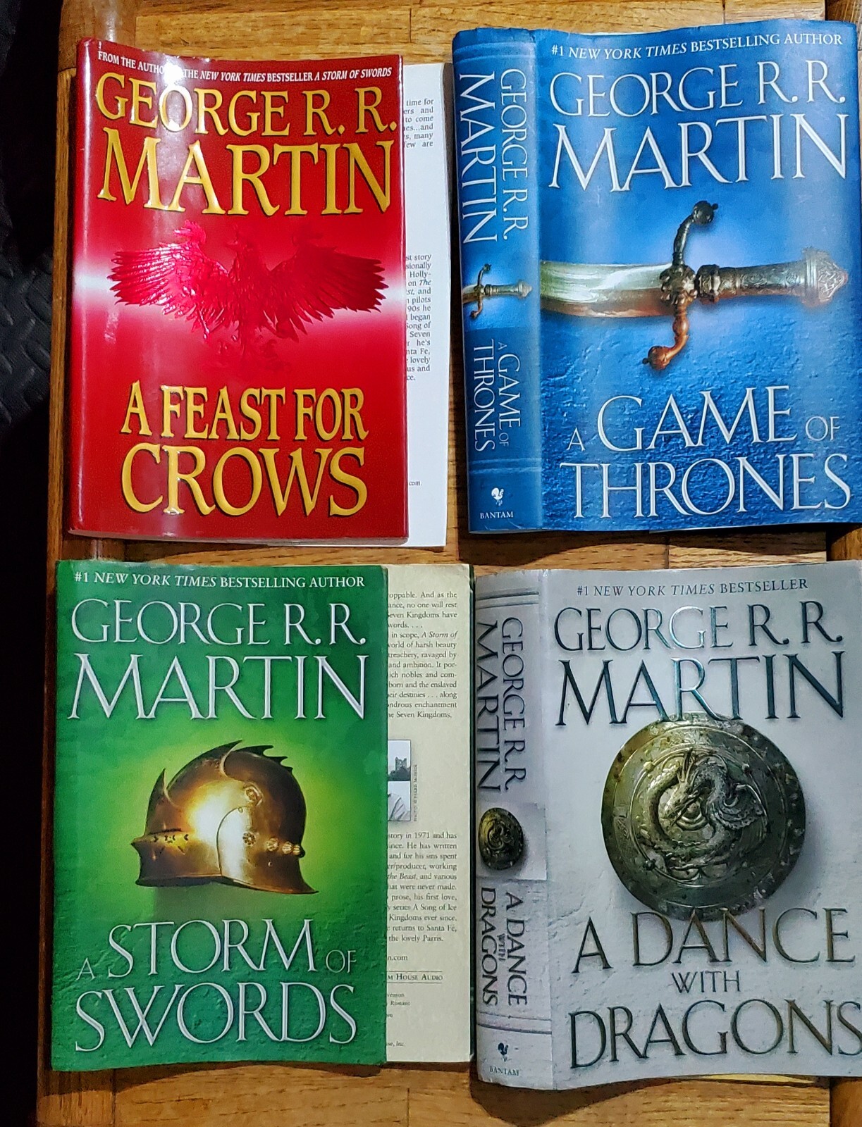 Game of Thrones 4-Book Set with Original Jacket Covers  -image