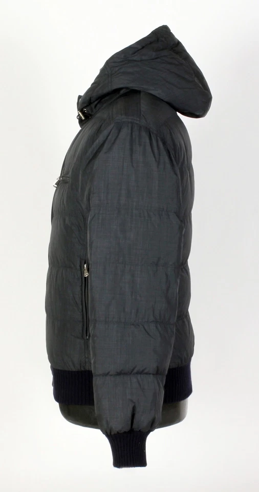 Brunello Cucinelli Nylon / Cashmere / Down Jacket w/ Hood - S - $4295 Retail - Image 3 of 4