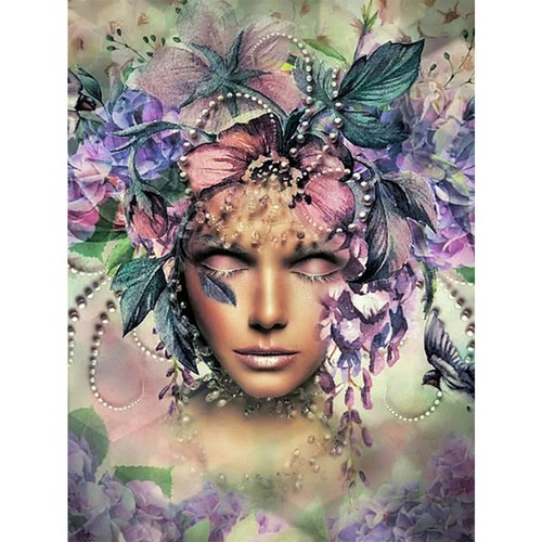 5D fai da te bellezza diamante quadrato pittura diamante strass artigianale (WT8 - Foto 2 di 9