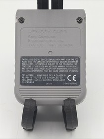 Sony PlayStation OEM Official 1 PS1 PSX Memory Card SCPH-1020 - GRAY - TESTED✅