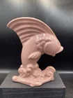 Haeger Pottery Pink Jumping Koi Fish Vase Planter
