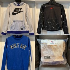 Nike Air Hoodie Sweatshirt Long Sleeve Shirt Mixed Clothing Lot Youth Boys Sz M