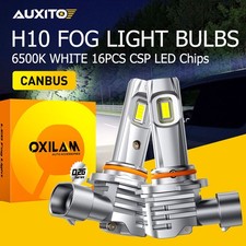 6500K White H10 9145 9040 9140 9045 LED Daytime Running Light Fog Light Lamp 2PC