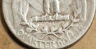 1950 S/D 25c Washington Silver Quarter 25c