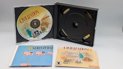 Sid Meier's Civilization II (PC, 1996) With Manual & Map