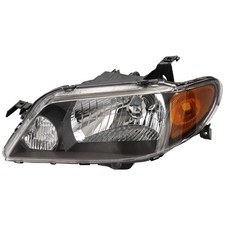 Headlight For 2001 2002 2003 Mazda Protege Left Metal Coat Bezel With Bulb