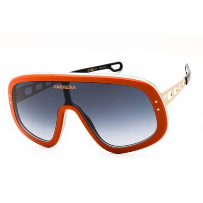 Carrera Men's Sunglasses Orange/Gold Full Rim Shield Frame FLAGLAB 17 0C3E 9O