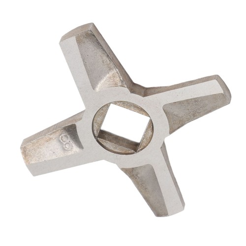 2 Stück 8 flache Messer Fleischwolf Zubehör Edelstahl Fleischwolf - Bild 8 von 23