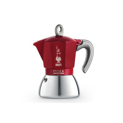 Mokkakanne Bialetti Moka Induction Red 6 cups