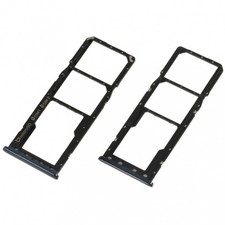 Dual SIM Tray For Samsung Galaxy A7 2018 2 SIM Micro SD Card Slot Black