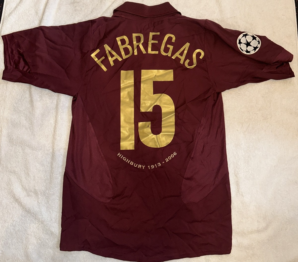 アーセナル ユニフォーム FABREGAS 15 O2 半袖 Mサイズ Cesc Fabregas