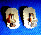 VTG Sterling Silver & Turquoise Clip-On Earrings — photo 2