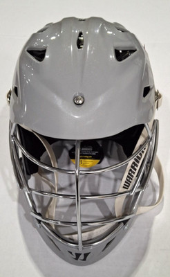Warrior Evo Lacrosse Helmet-Gray/Chrome Small-Medium