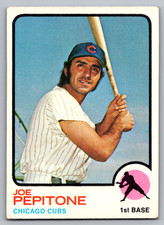 1973 TOPPS #580 JOE PEPITONE CHICAGO CUBS