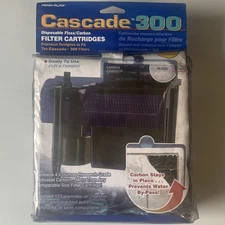 Cascade 300 Filter Cartridges Penn-Plax Disposable Floss/Carbon Aquarium 3 Piece