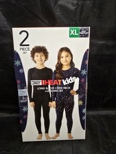 NWT 32 Degrees Heat Unisex Kids Long Sleeve Crew Neck  Legging Set Navy Blue XL