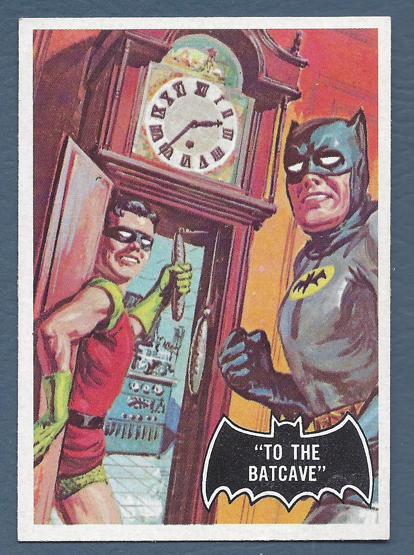 BATMAN #39 1966 TOPPS TO THE BATCAVE