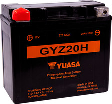 Yuasa GYZ20H AGM Maintenance Free Battery 12V...