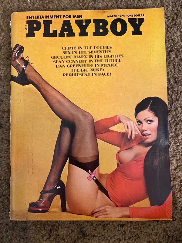 Playboy Magazine December 1974 Centerfold Intact Vargas Girl Solid Condition