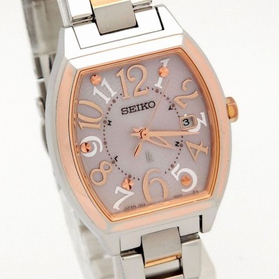 SEIKO セイコー ルキア 1B22-0BB0 SEIKO LUKIA Radio wave control Solar 1B22-0BB0 Women Quartz Watch