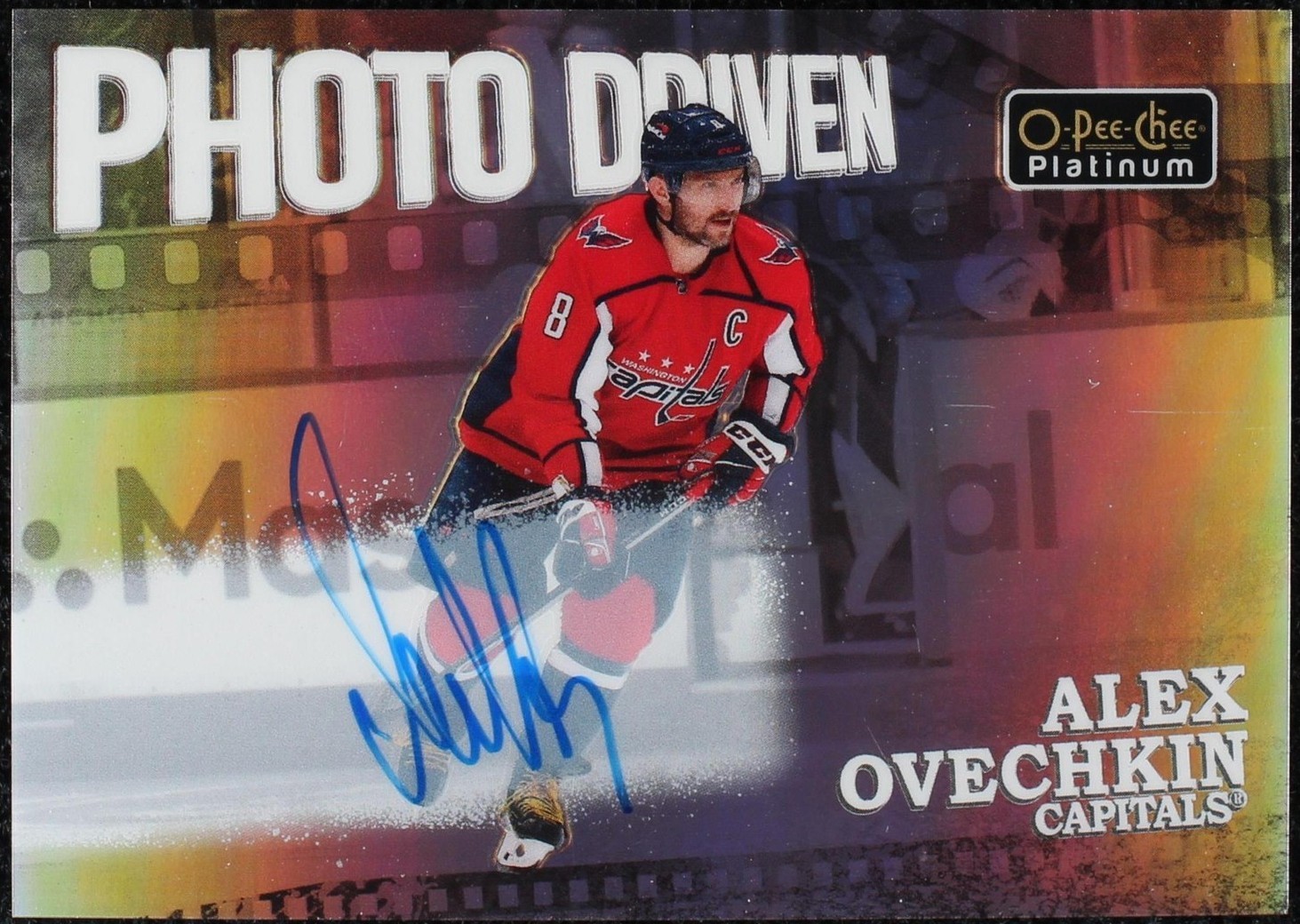 2022-23 O-Pee-Chee Platinum - Photo Driven Alex Ovechkin #PD-1 Rainbow ...