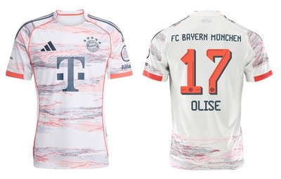 Trikot Herren Adidas FC Bayern 2025-2026 Away I Auswärts FCB - Olise 17