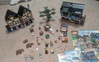 LEGO Castle Medieval Market Village 10193- Complete w/ Instructions & Minifigs