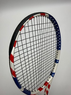 Babolat Pure Drive 2018 USA Stars and Stripes, 4 1/4 Excellent 9.5